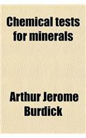 Chemical Tests for Minerals