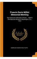 Francis Davis Millet Memorial Meeting