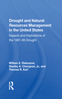 Drought And Natural Resources Management In The United States