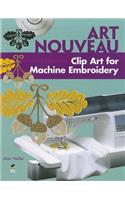 Art Nouveau Clip Art for Machine Embroidery: (Dover Clip Art Embroidery)