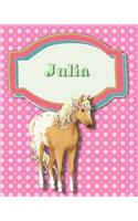 Handwriting and Illustration Story Paper 120 Pages Julia