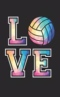 Low Poly Volleyball Notebook - Volleyball Training Journal - Gift for Volleyball Player - Volleyball Diary