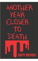 Another Year Closer To Death