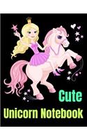 Cute Unicorn Notebook