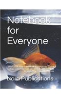 Notebook for Everyone: (1)