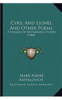 Cyril and Lionel and Other Poems