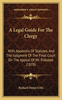 A Legal Guide For The Clergy