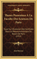 Theses Presentees A La Faculte Des Sciences De Paris