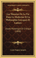 Les Theories De La Vie Dans Le Medecine Et La Philosophie Grecques Et Latines