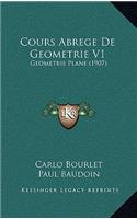 Cours Abrege De Geometrie V1