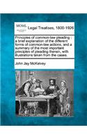 Principles of Common-Law Pleading