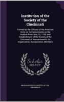 Institution of the Society of the Cincinnati