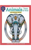 Animals Tame & Wild Coloring Book