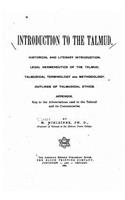 Introduction to the Talmud. Historical and literary introduction