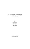 Le Sacre du Printemps