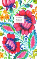 Graph Paper Notebook - Square Grid Journal: Hot Pink Watercolor Flowers, Soft Cover, Extra Large 8.5 X 11