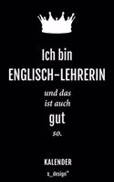 Kalender für Englisch-Lehrer / Englisch-Lehrerin
