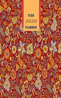 Year 2020 Planner: Daily and Monthly To Do List, Daily Work Task Checklist, Daily Task Planner, Checklist Planner, Organizer with Top Priorities and Time Slots for eff