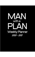 Man with a Plan - Weekly Planner 2020 to 2021