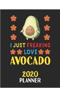 I Just Freaking Love Avocado 2020 Planner
