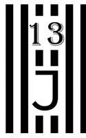 13 J Notebook: Journal Bianconeri Football Playbook Soccer Ball, la grande Juventus football coaching legend calcio italiano Cr7 110 pages (6" x 9"): la grande Juv