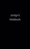 Jordyn's Notebook