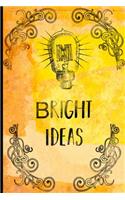 Bright Ideas: Funny Mock Vintage Style Blank Journal