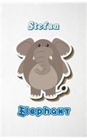 Stefan Elephant A5 Lined Notebook 110 Pages