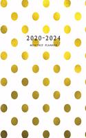 2020-2024 Monthly Planner: Large Five Year Planner (Polka Dots Volume 2)