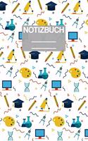 Notizbuch A5 Muster ABC Grundschule Schule School Stifte Stfit