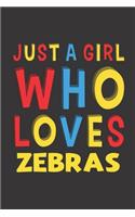 Just A Girl Who Loves Zebras
