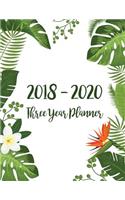2018 - 2020 Three Year Planner