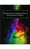 Musician's & Songwriter's Journal for Guitar