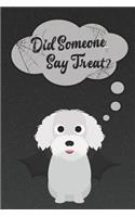 Bichon Frise Lined Notebook: A Halloween Themed Notebook for Bichon Lovers(36 Dog Halloween Notebooks and Journals)