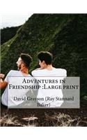 Adventures in Friendship: Large print