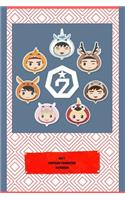 Got7 Cartoon Character Notebook