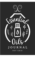 Essential Oils Journal Dot Grid: 6x9 120 Page Blank Dot Grid Notebook