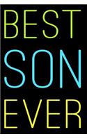 Best Son Ever: Blank Lined Journal Daughter Gift Idea