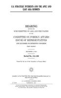U.S. strategic interests and the APEC and East Asia summits