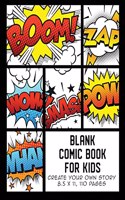 Blank Comic Book for Kids