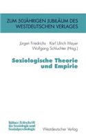 Soziologische Theorie Und Empirie