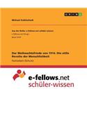 Weihnachtsfriede von 1914. Die stille Revolte der Menschlichkeit