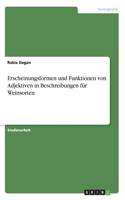 Erscheinungsformen und Funktionen von Adjektiven in Beschreibungen für Weinsorten