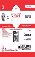 Scanner CS Executive Programme Module - I (2017 Syllabus) Paper - 2 Company Law (Green Edition) (Applicable for June 2020 Attempt)