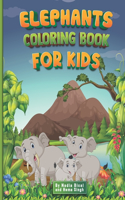 Elephants Coloring Book For Kids