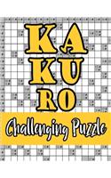 Kakuro Challenging Puzzle