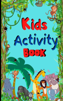 Kids Activity Book: Kids Activity Book: kids activity book suitable for ages 6-10 Over 190 Fun filled pages Dot-To-Dot, Tic Tac Toe, Word Scrambles, Hangman and Sudoku.