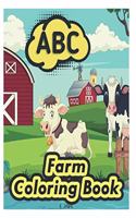 ABC farm coloring book
