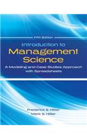 Introduction to Management Science: A Modeling and Cases Studies Approach with Spreadsheets