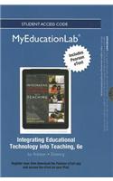 NEW MyLab Education with Pearson eText -- Standalone Access Card -- for Integrating Educational Technology into Teaching